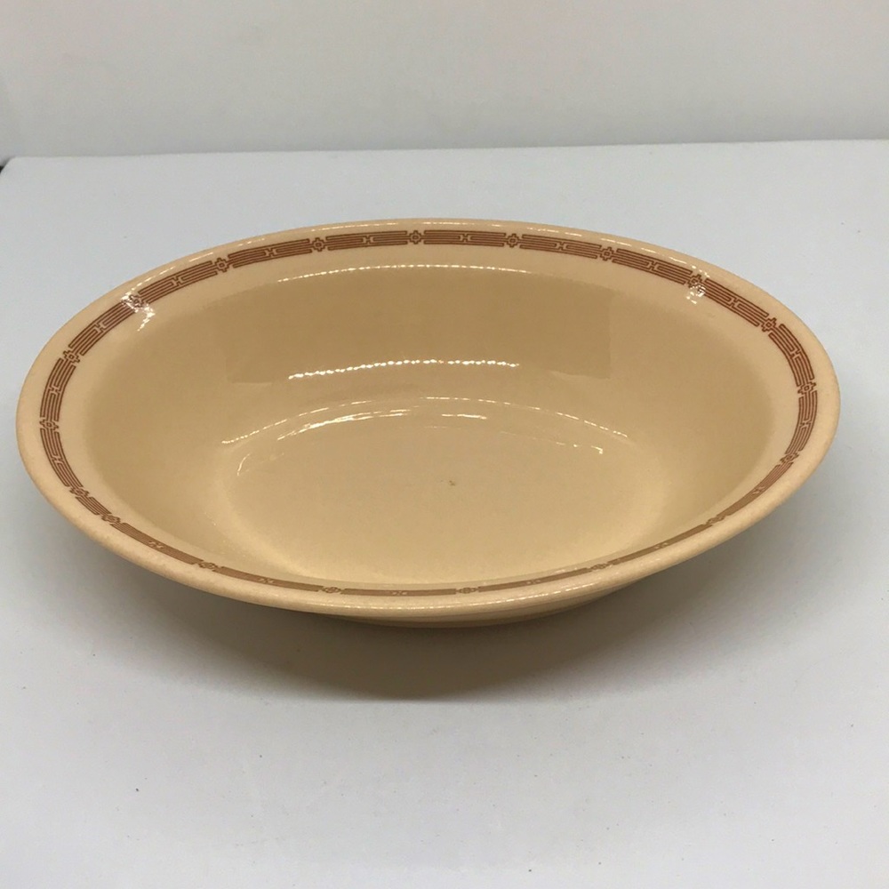 Vintage Shenango Inca Ware Oval Serving Bowl